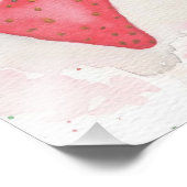 Erdbeere Fotodruck (Ecke)