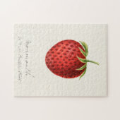 Erdbeere (Fragaria) Fruchtfarbe Puzzle (Horizontal)