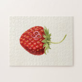 Erdbeere (Fragaria) Fruchtfarbe Puzzle (Horizontal)