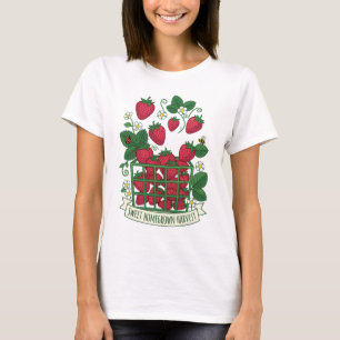Erdbeere Frucht Essen Beere Süße Korb  T-Shirt