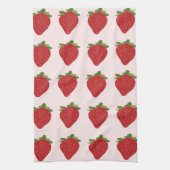 Erdbeere Frucht Rot Erdbeeren Geschirrtuch (Vertikal)