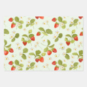 Erdbeere Früchte, Blätter und Blume (Vorderseite 2)