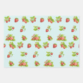 Erdbeere Früchte, Blätter und Blume (Vorderseite 2)