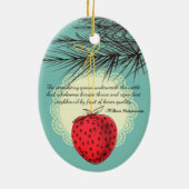 Erdbeere Früchte kulinarische Weihnachtsschmuck (Hinten)