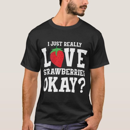 Erdbeere Früchte Lover Süßbeeren T-Shirt (Vorderseite)
