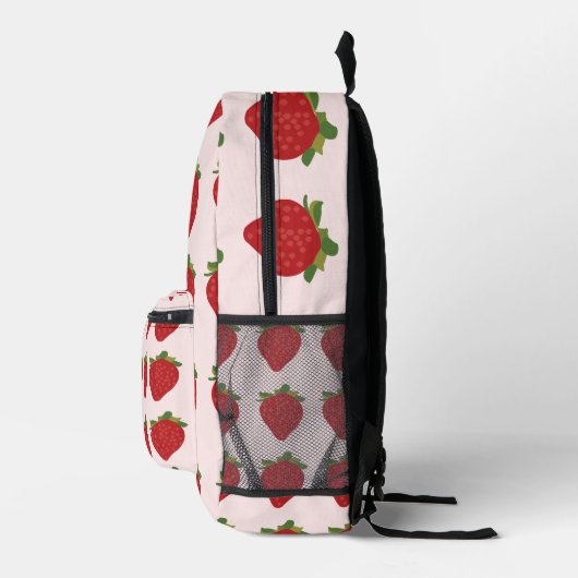 Erdbeere Früchte Sommer Erdbeeren Bedruckter Rucksack (Rechts)