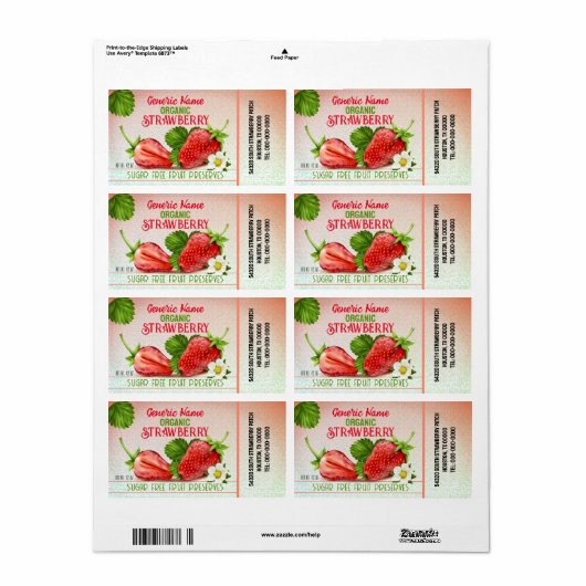 Erdbeere Fruchtkonservierung (Vorne)