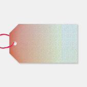 Erdbeere Fruchtkonservierung Geschenkanhänger (Rückseite Horizontal)