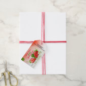 Erdbeere Fruchtkonservierung Geschenkanhänger (Mit Garn)