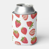 Erdbeere Fruchtmuster Dosenkühler (Kanne Vorderseite)