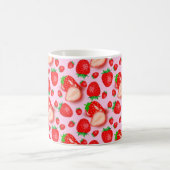 Erdbeere Fruchtmuster Kaffeetasse (Mittel)