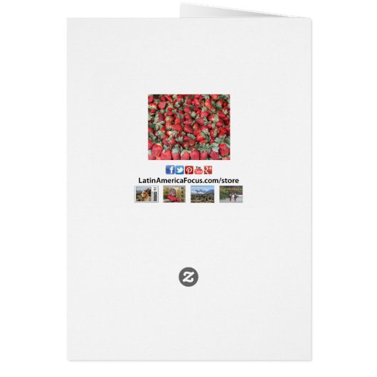 Erdbeere Fruchtsaftkarte (Hinten)