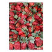 Erdbeere Fruchtsaftkarte (Vorne)