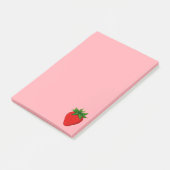 Erdbeere - Fruchtsammlung - Post-it Klebezettel (angewinkelt)