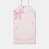 Erdbeere, Gänse, Rahmen-Kinderdusche Geschenkanhänger (Rückseite)