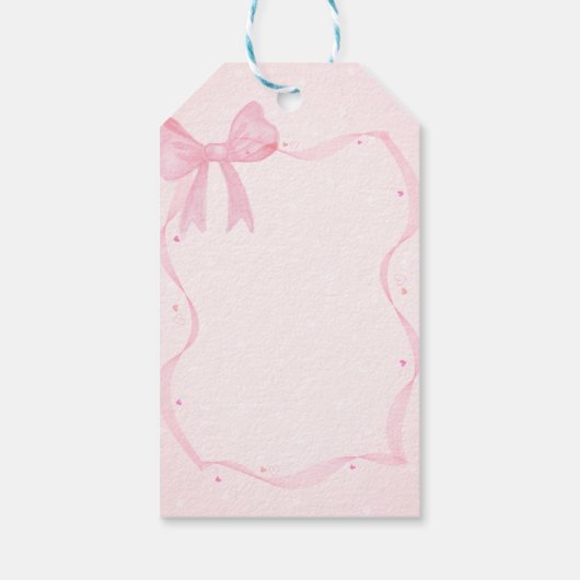 Erdbeere, Gänse, Rahmen-Kinderdusche Geschenkanhänger (Rückseite)