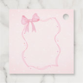 Erdbeere, Gänse, Rahmen-Kinderdusche Geschenkanhänger (Rückseite)