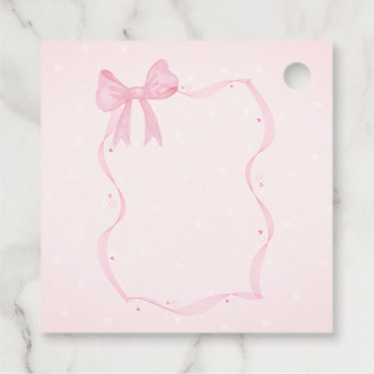 Erdbeere, Gänse, Rahmen-Kinderdusche Geschenkanhänger (Rückseite)