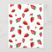 Erdbeere Geburtstagszeit Kapsel Hinweis (Rückseite)