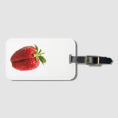 Erdbeere Gepäckanhänger (Vorderseite (Horizontal))