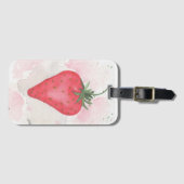 Erdbeere Gepäckanhänger (Vorderseite (Horizontal))