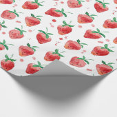 Erdbeere Geschenkpapier (Ecke)