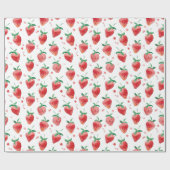 Erdbeere Geschenkpapier (Flach)