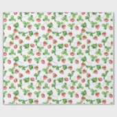 Erdbeere Geschenkpapier (Flach)