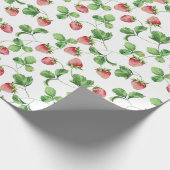 Erdbeere Geschenkpapier (Ecke)