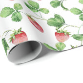 Erdbeere Geschenkpapier (Rolleneckpunkt)