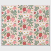 Erdbeere Geschenkpapier (Flach)