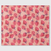Erdbeere Geschenkpapier (Flach)