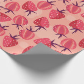 Erdbeere Geschenkpapier (Ecke)