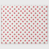 Erdbeere Geschenkpapier (Flach)