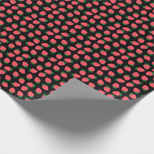 Erdbeere Geschenkpapier (Ecke)