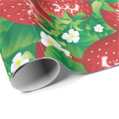 Erdbeere Geschenkpapier (Rolleneckpunkt)