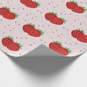 Erdbeere Geschenkpapier (Ecke)