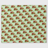 Erdbeere geschenkpapier (Flach)