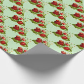Erdbeere geschenkpapier (Ecke)