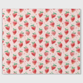 Erdbeere Geschenkpapier (Flach)