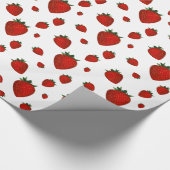 Erdbeere Geschenkpapier (Ecke)