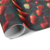 Erdbeere Geschenkpapier (Rolleneckpunkt)