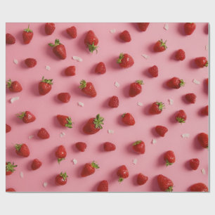 Erdbeere Geschenkpapier