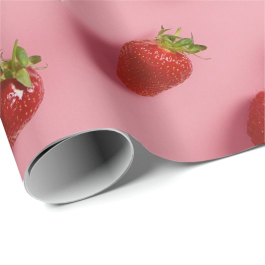 Erdbeere Geschenkpapier (Rolleneckpunkt)