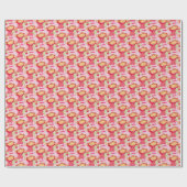 Erdbeere Geschenkpapier (Flach)