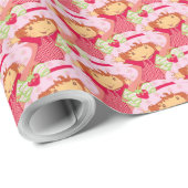 Erdbeere Geschenkpapier (Rolleneckpunkt)