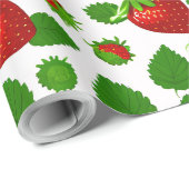 Erdbeere Geschenkpapier (Rolleneckpunkt)