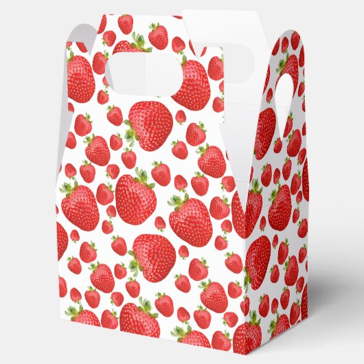 Erdbeere Geschenkschachtel (Geöffnet)
