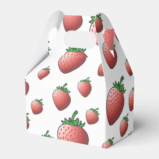 Erdbeere Geschenkschachtel (Rückseite)
