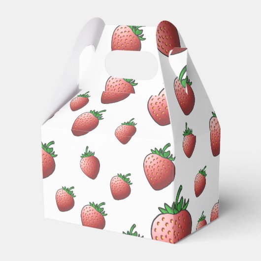 Erdbeere Geschenkschachtel (Vorderseite)